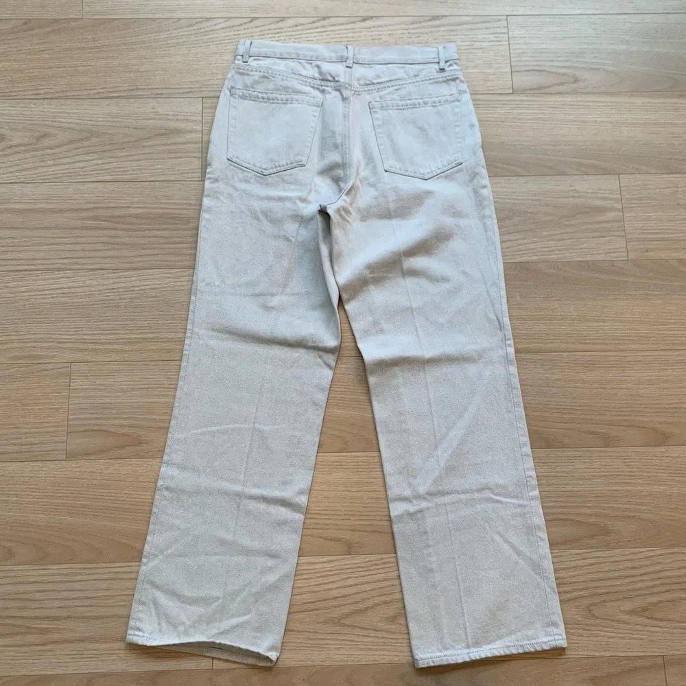 John Vavatos Relaxed Fit Ely Pleated Twill Jeans 100% Cotton White NWT Size 31